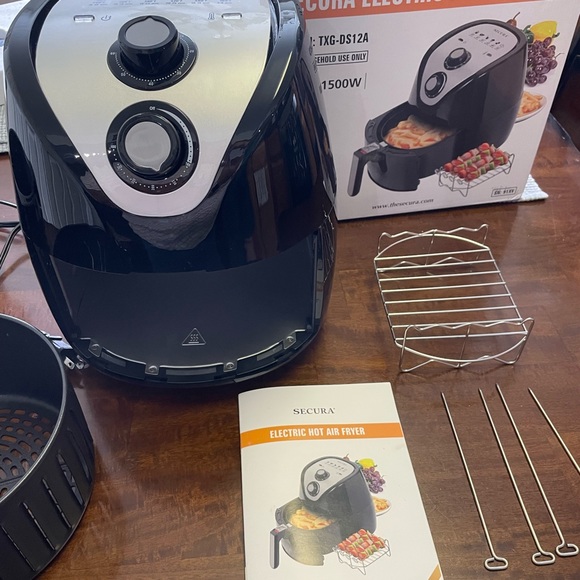 Secura Kitchen Secura Electric Hot Air Fryer Txgds2a 150w 34qt 32l